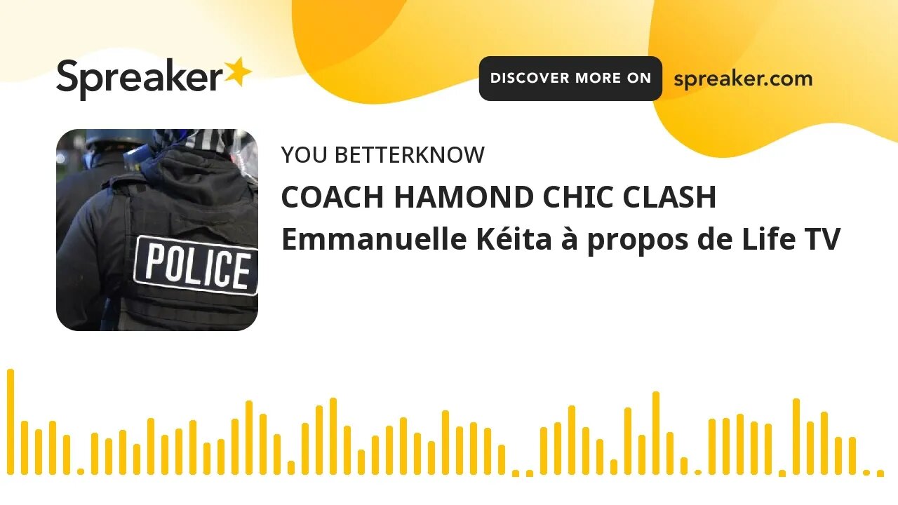 COACH HAMOND CHIC CLASH Emmanuelle Kéita à propos de Life TV