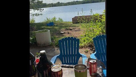 A fresh beer on the river