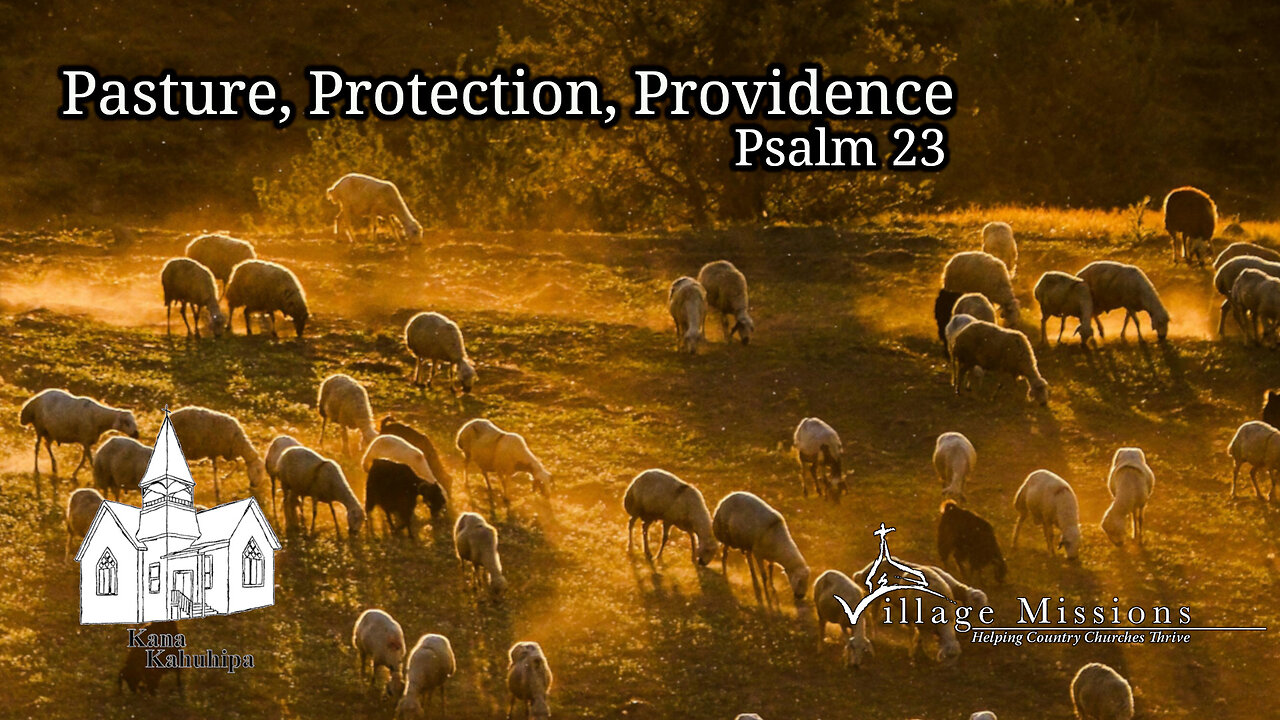 11.10.24 - Pasture, Protection, Providence - Psalm 23