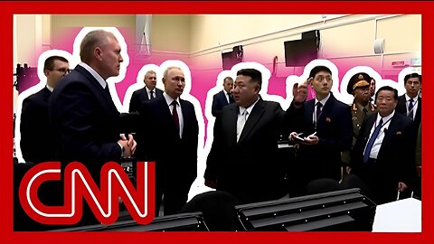 See moment Putin gave Kim Jong Un a tour