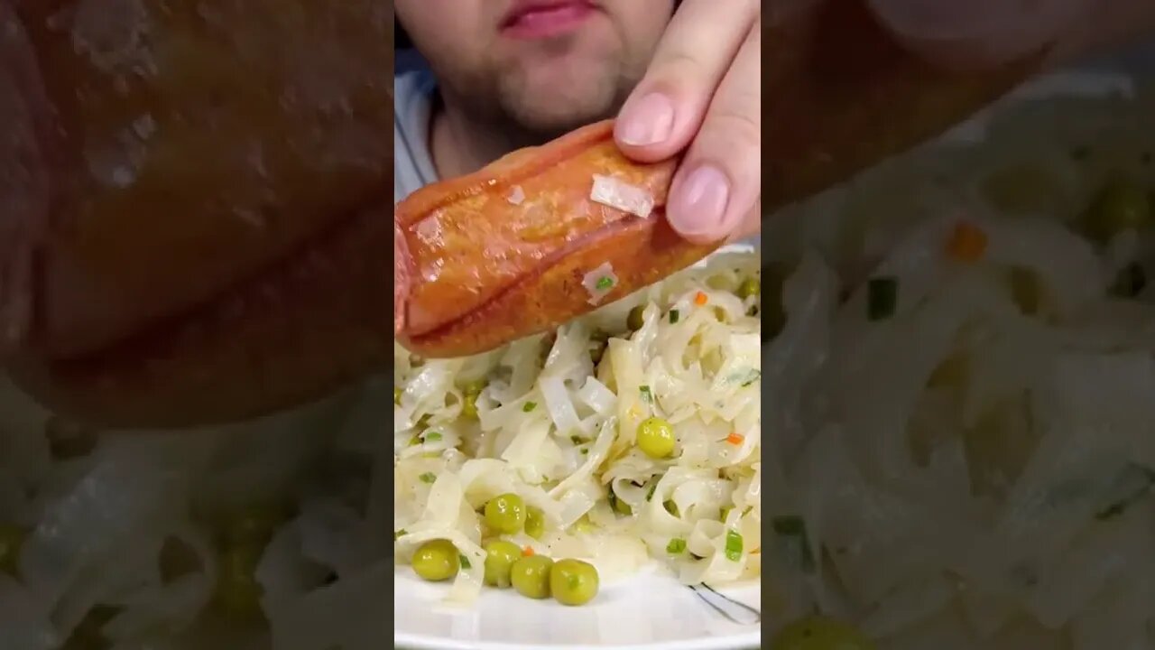 RICE NOODLES WITH PHO BO SAUCE AND ROASTED SAUSAGES