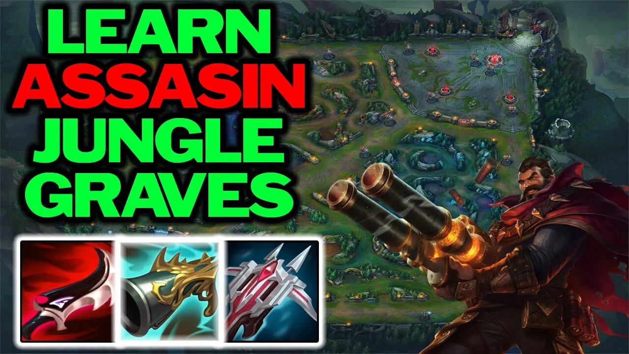 Graves Jungle Guide Season 12 For Beginners! First Strike Graves JG Might Be The Best Oneshot?