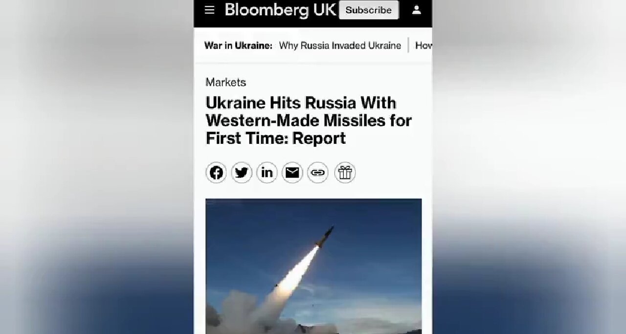 THE ATACMS MISSILE STRIKES ON THE BRYANSK REGION ARE A SIGNAL THAT THE WEST WANTS ESCALATION. 🔥