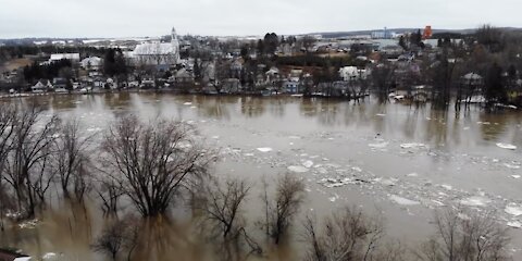 Inondations Scott - Drone