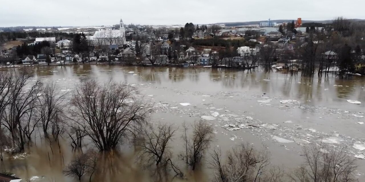 Inondations Scott - Drone