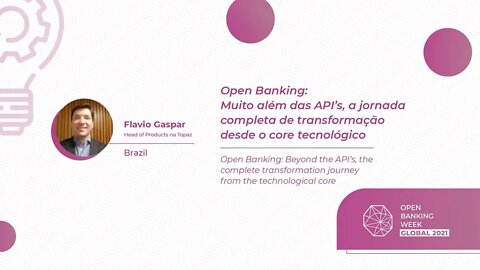 Open Banking muito alem das apis, Flavio Gaspar