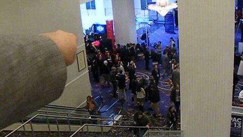 Birds eye view CPAC 2013 from upstairs