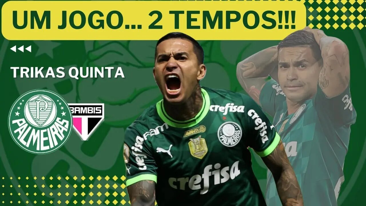 UM JOGO... 2 TEMPOS!!! | ABEL ERROU OU FALTA DE CORAGEM? | TRIKAS QUINTA