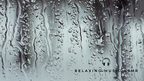 Hard Rain in Glass | ASMR Relaxation