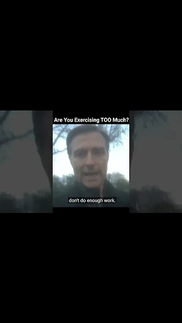 Are You Exercising TOO Much?