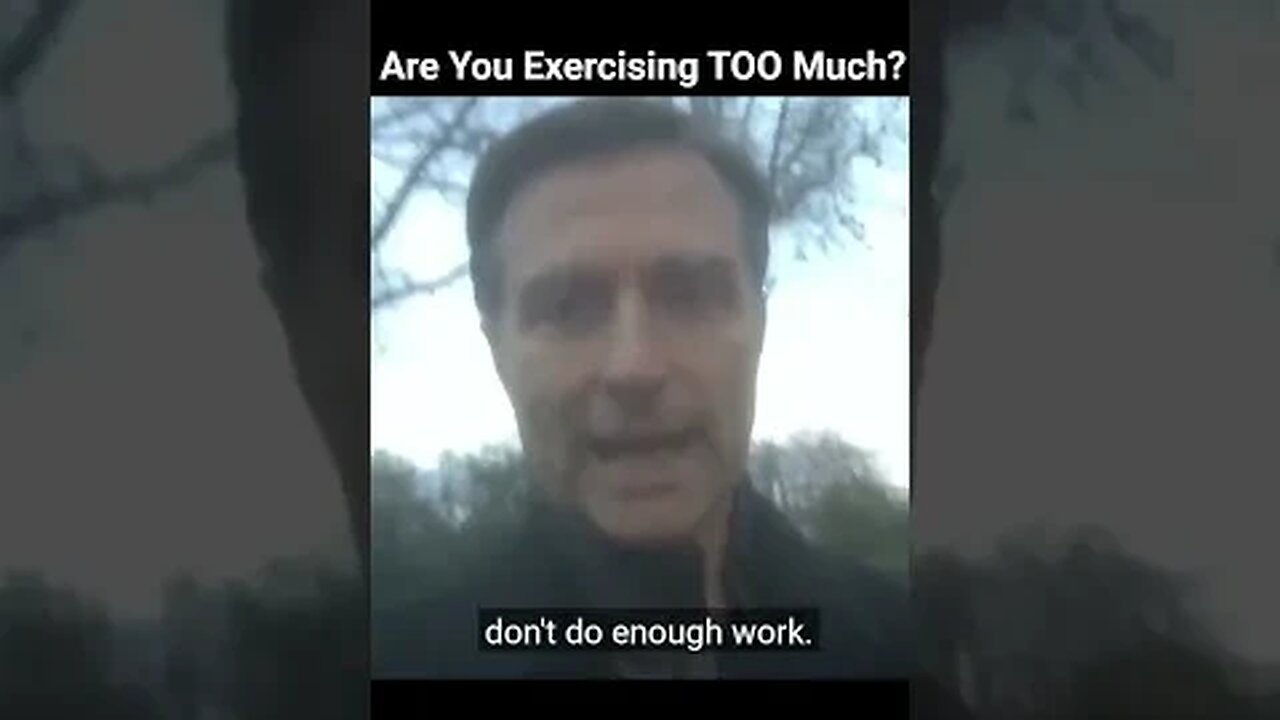 Are You Exercising TOO Much?