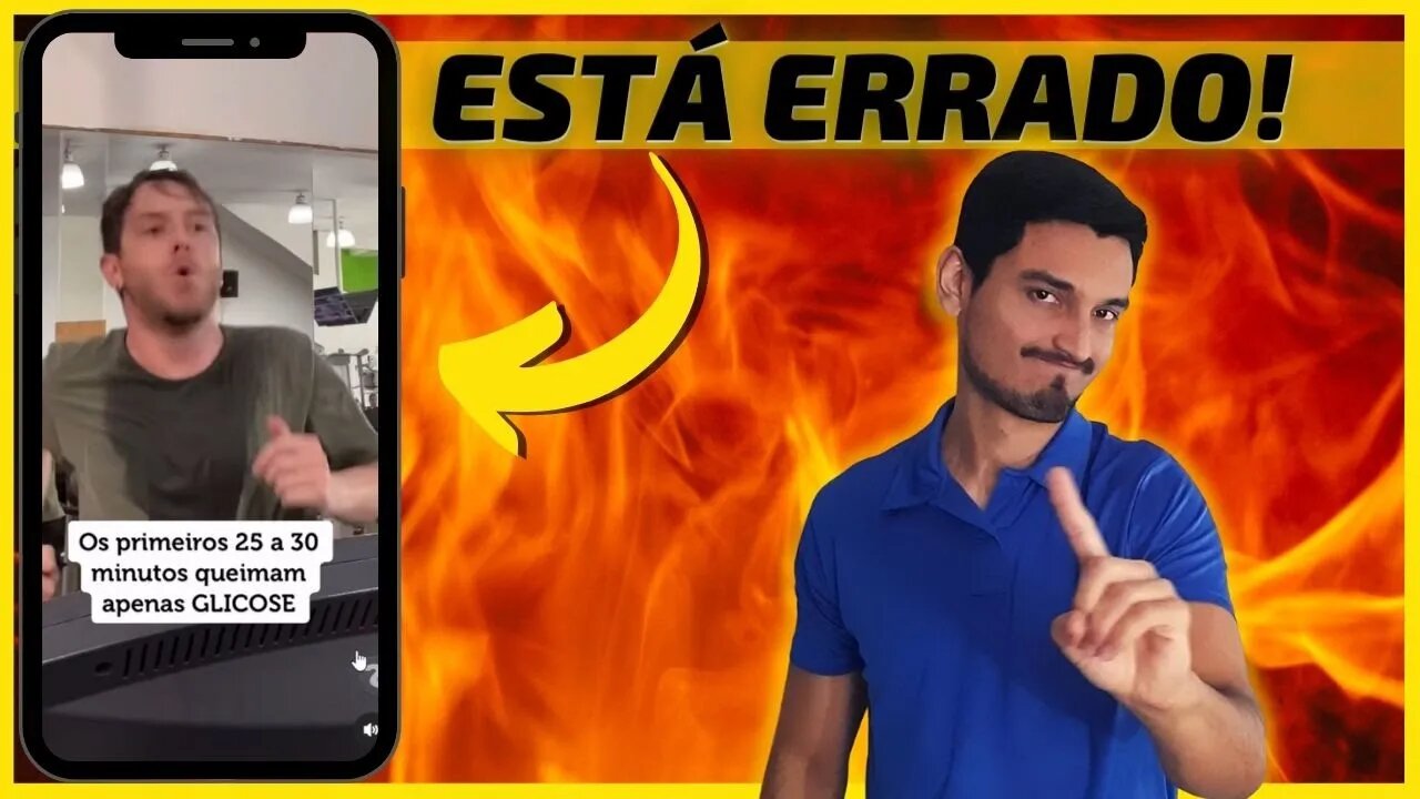 🕐Só Começa Queimar GORDURA Depois de 20 minutos de Exercício?🔥 Mito ou Verdade? ⭕