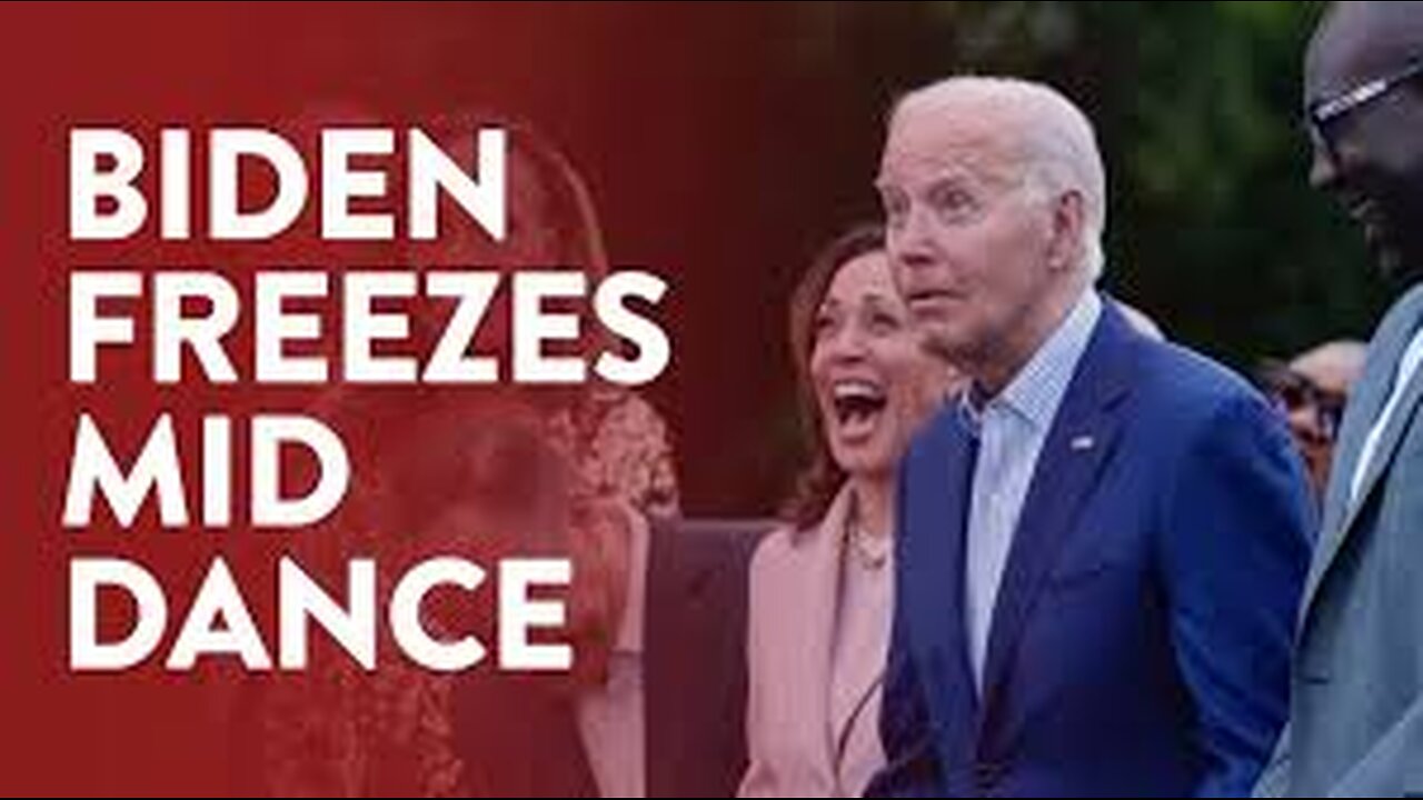 Biden FREEZES @ Juneteenth Celebration!