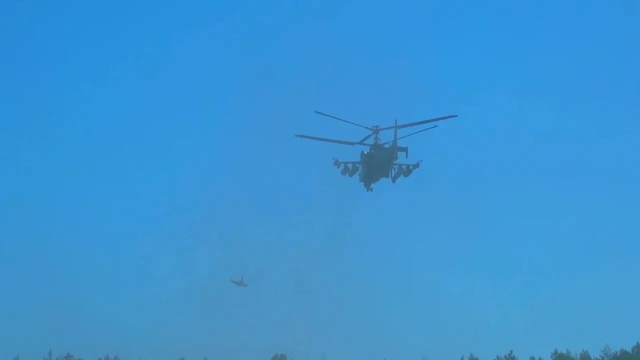 Russian Ka-52 Attack Helicopters Daily Operations!
