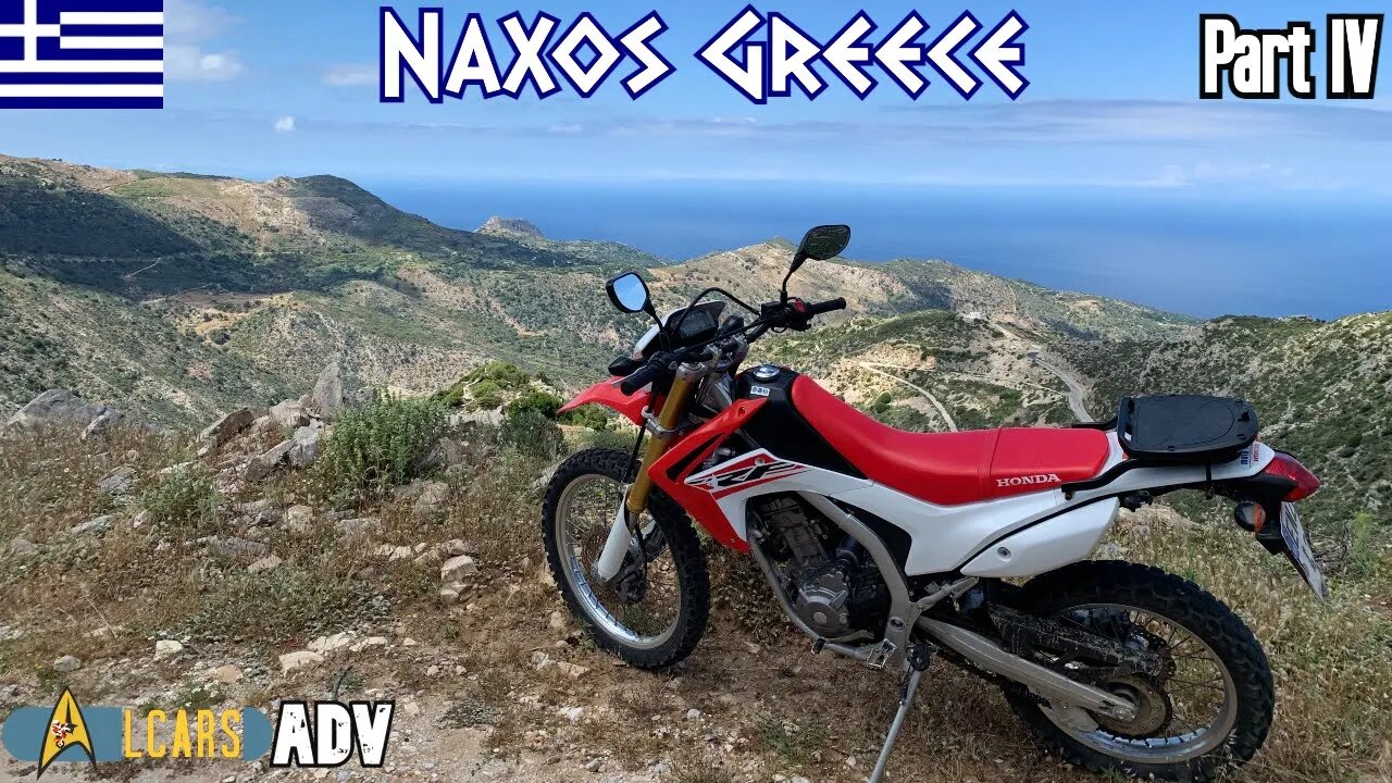 Naxos Greece Dual Sport Adventure Part IV (Apollonas to Apiranthos Most Amazing Motorcycle Ride!)