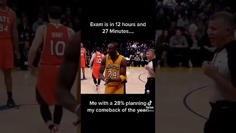 The Exam Mindset… | #NBA #Shorts