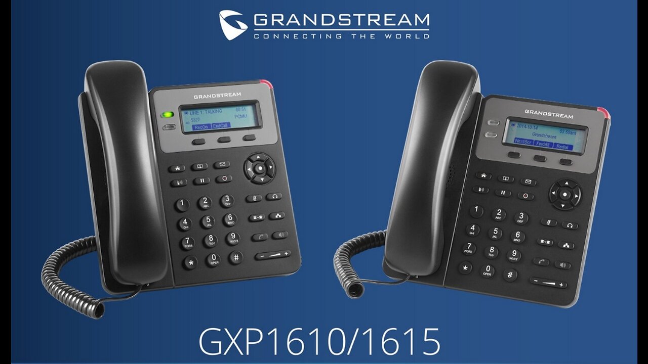 Tutorial telefone IP GXP1610 / 1615 - Portuguese