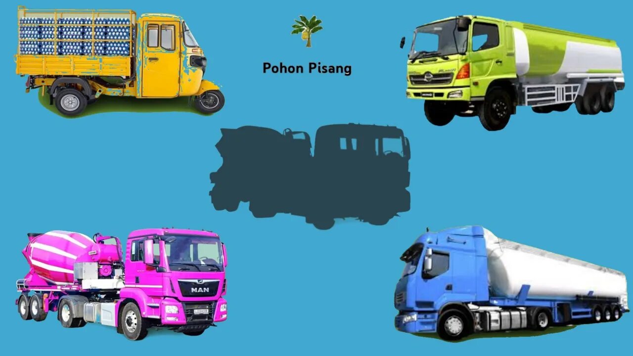 Tebak Gambar Truck Molen Semen Tronton Dengan Benar