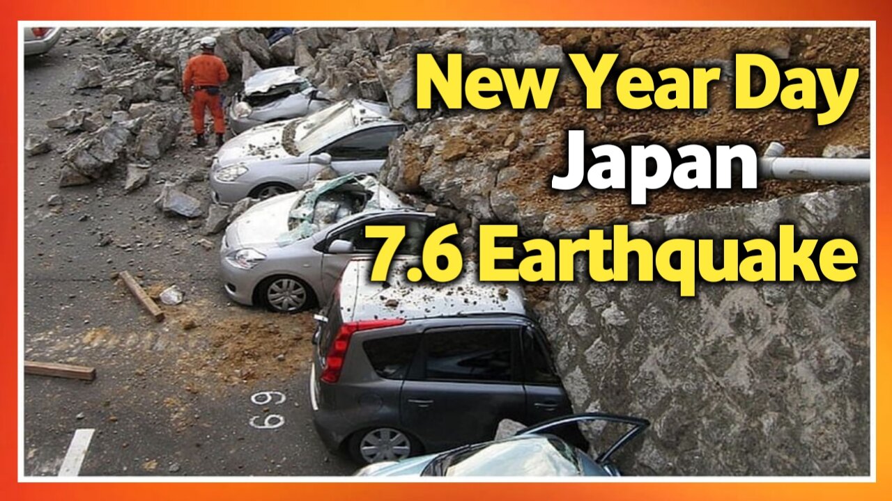 Japan! 7.6 Magnitude Earthquake New Year's Day Rocks Noto Peninsula on (Tsunami & Aftershocks)