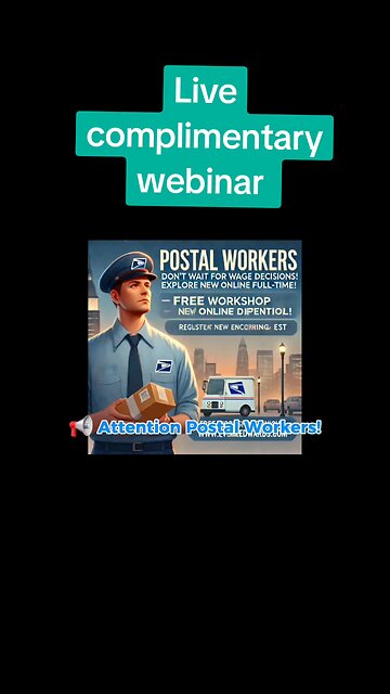 Live complimentary workshop