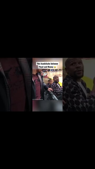 Floyd Mayweather and Manny Pacquiao are so awkward 😂