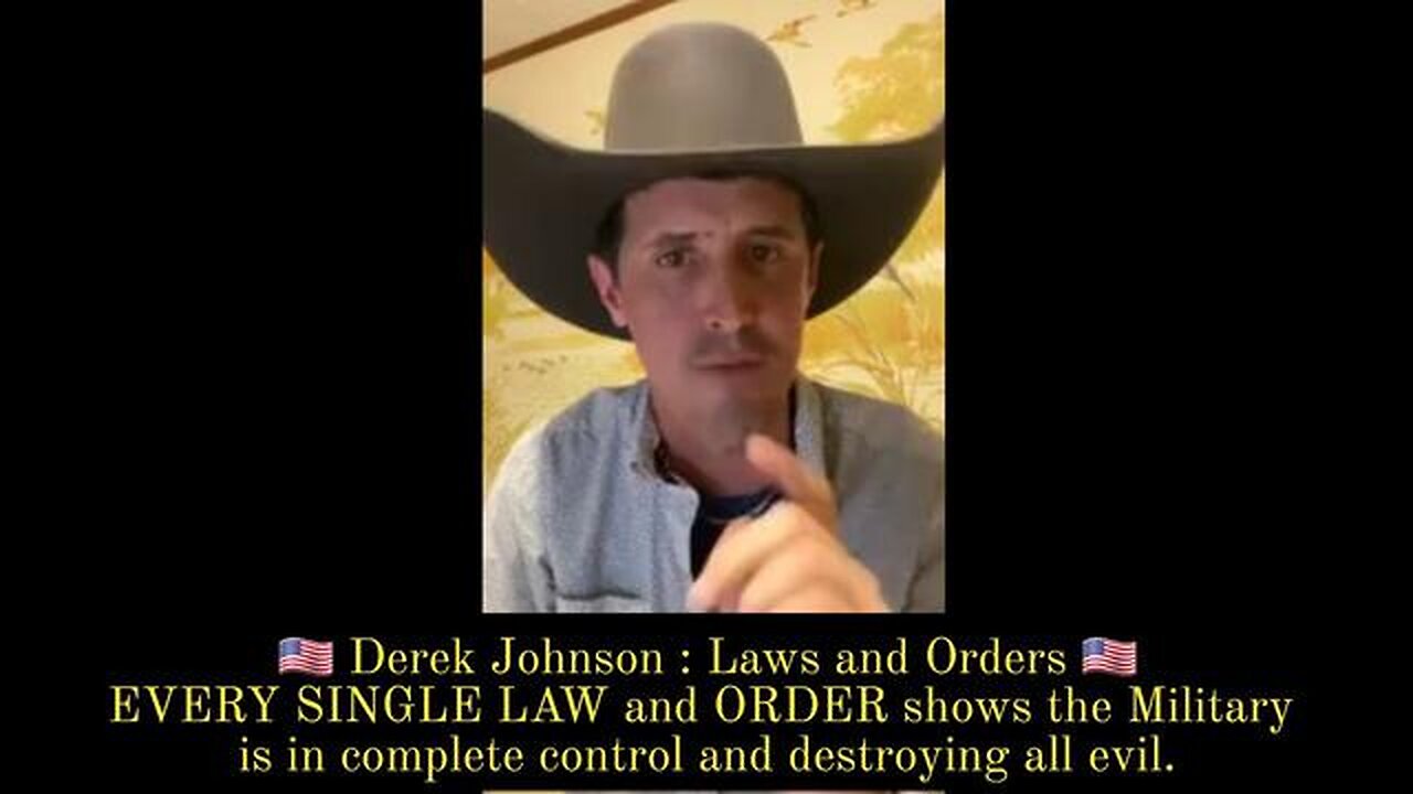 Derek Johnson : Laws And Orders. 🇺🇸 The Military Is In Complete in Control