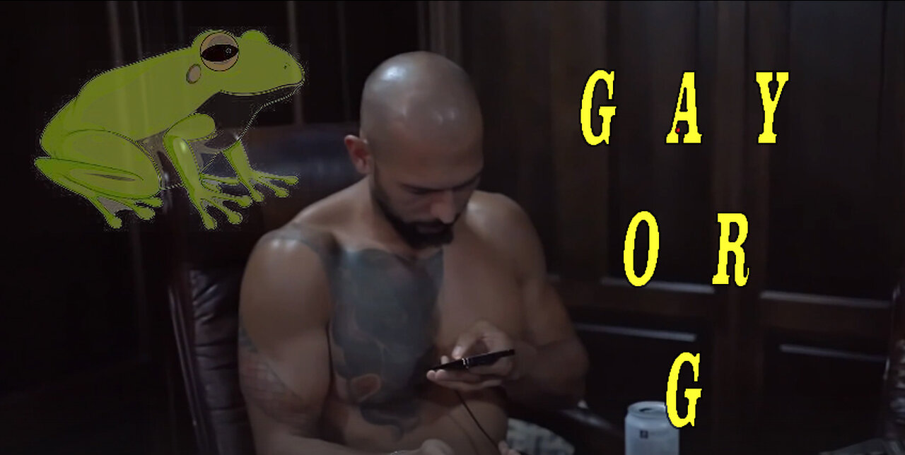 Frogs make Andrew mad