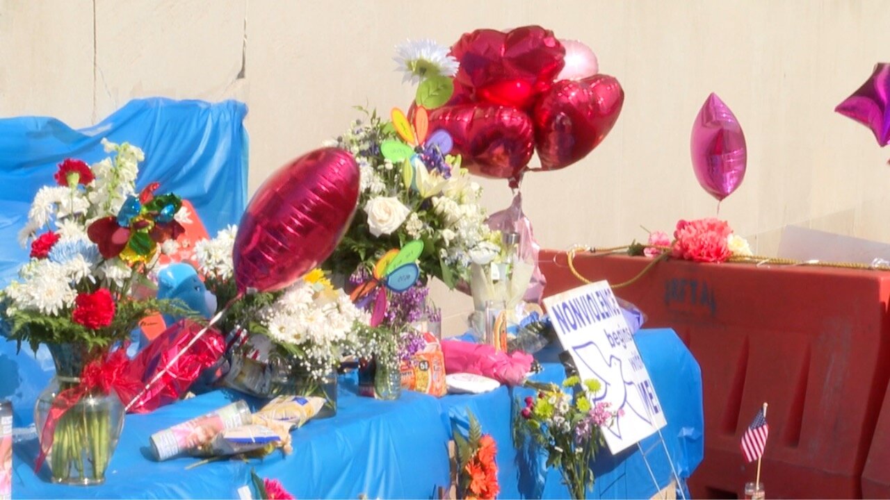 Memorial grows for crash victim in Buffalo.