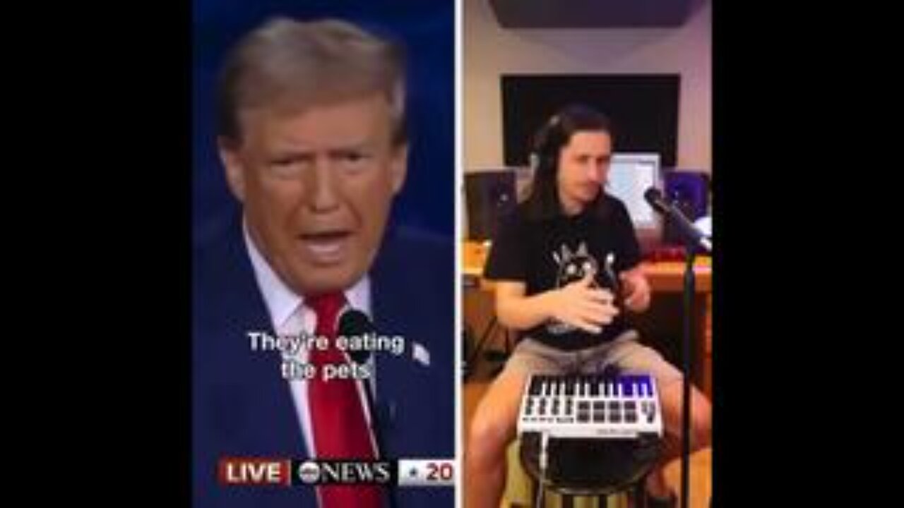 Trump Song: They're eating the dogs 🐶 & cats 🐱!