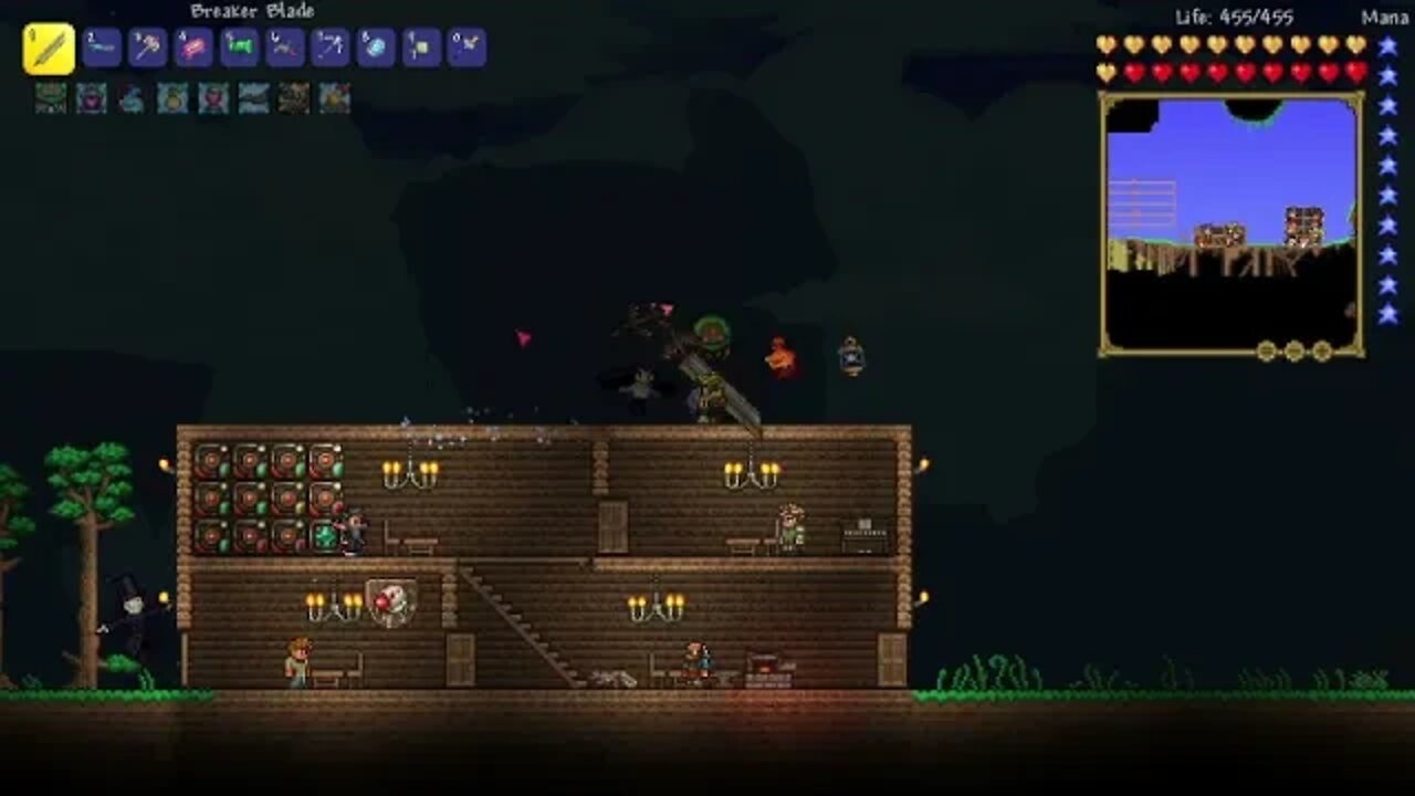 Modded Terraria: City Boss Rush