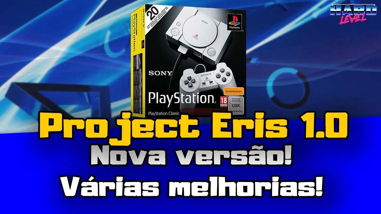 PS Classic - Project Eris 1.0.0 Nova versão com diversas melhorias e software para adicionar jogos!