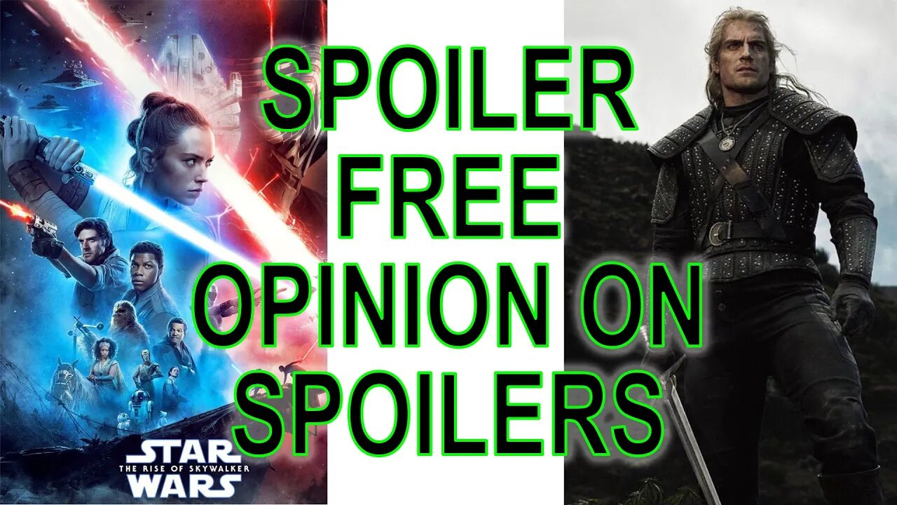 NO SPOILERS - My opinion on spoilers.