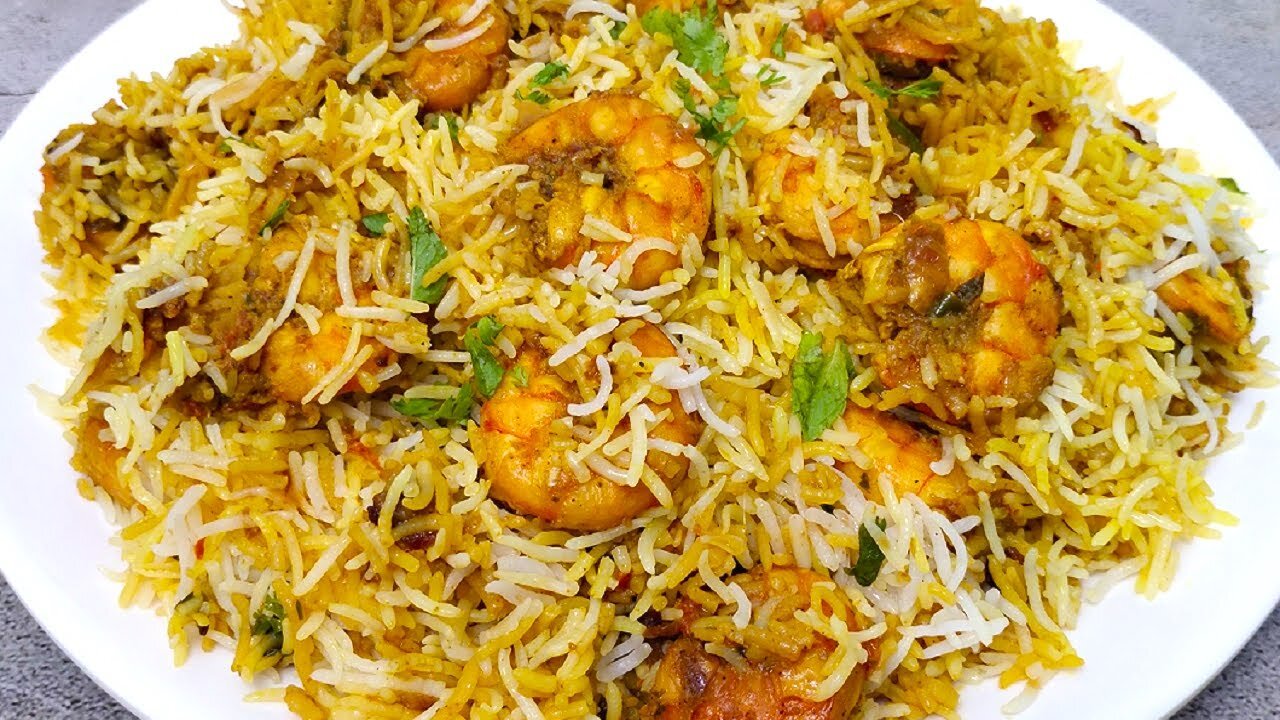 Prawns / Egg Biryani