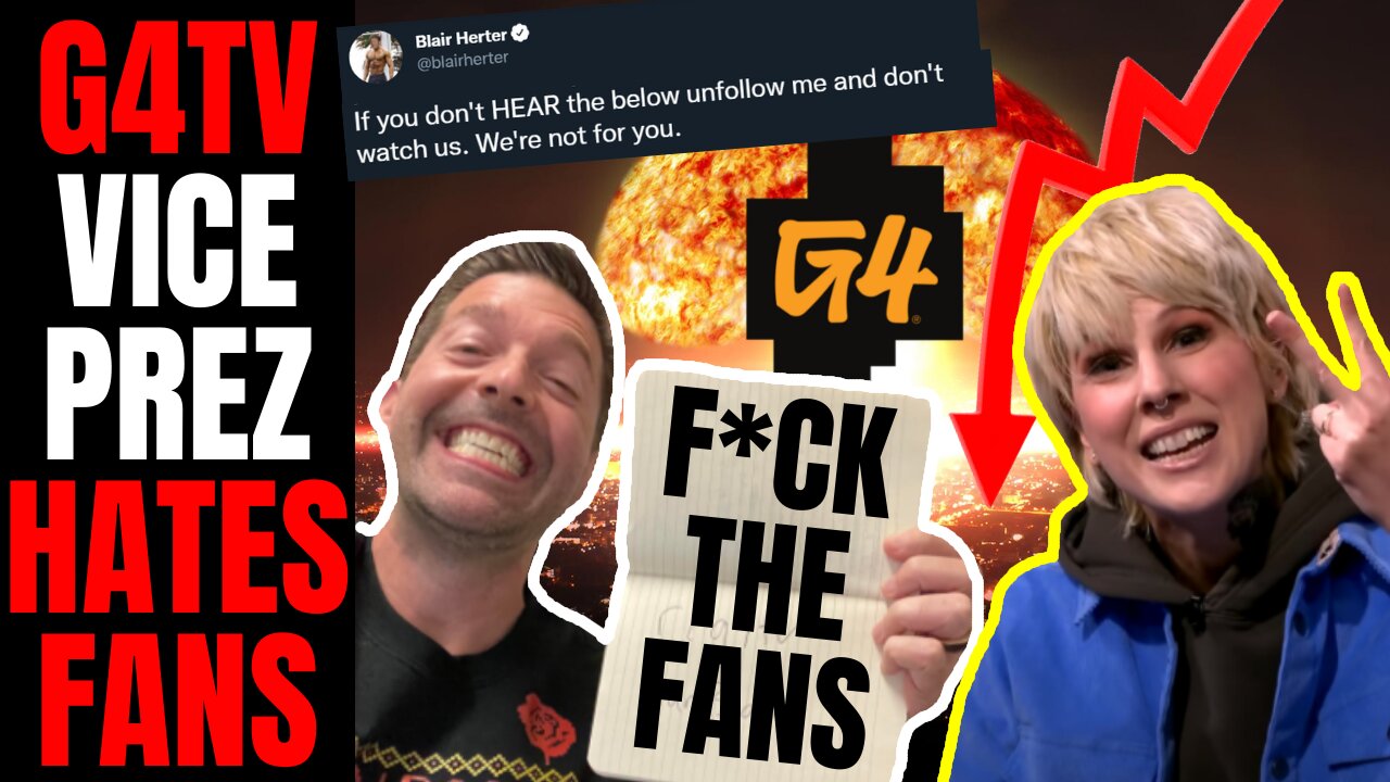 G4TV Vice President Blair Herter HATES Fans Too | Still Bleeding Subscribers After Frosk's Meltdown