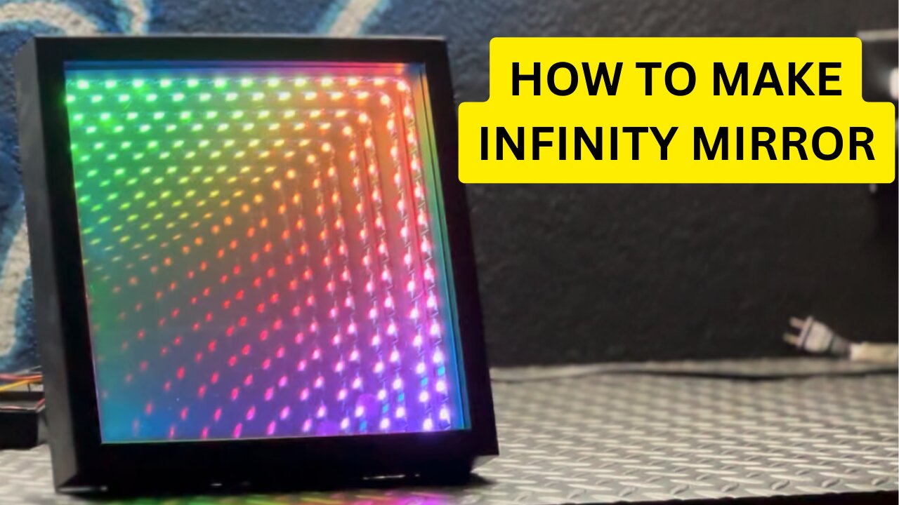 how to build an INFINITY MIRROR