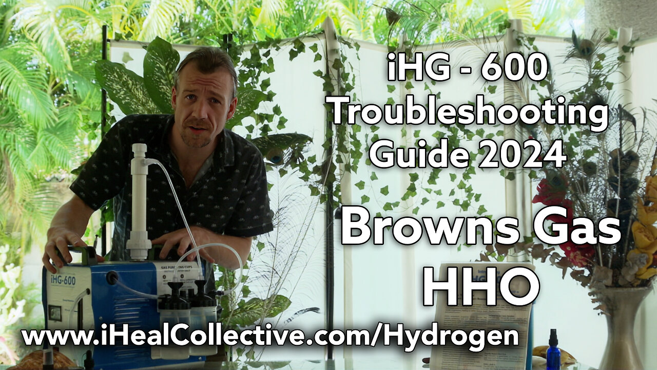 iHG 600 Browns Gas machine Troubleshooting Guide 2024