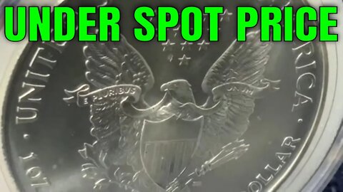 Silver Eagles BELOW Spot! What I bought And DIDN'T Buy!