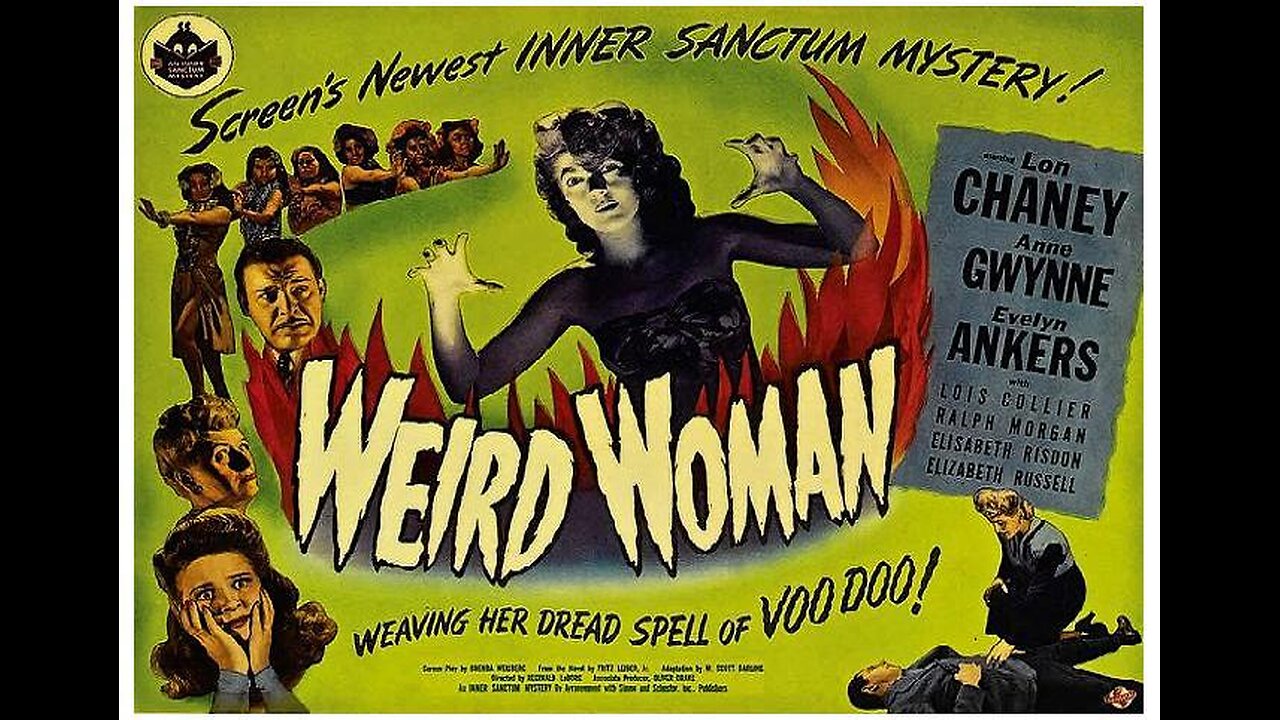 WEIRD WOMAN 1944 Professor Marries Woman Who May Be a Witch FULL MOVIE in HD