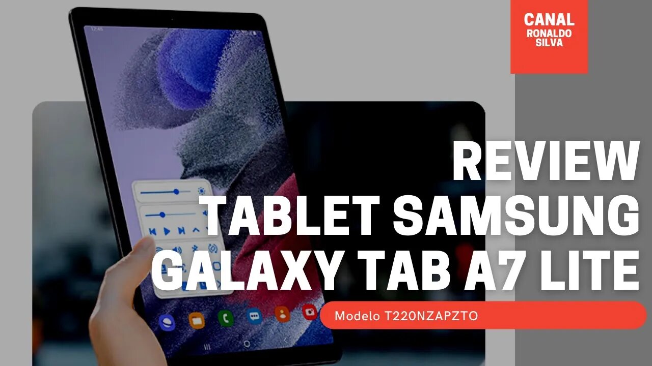 Tablet Samsung Galaxy Tab A7 Lite é bom? Unboxing | Review | T220NZAPZTO