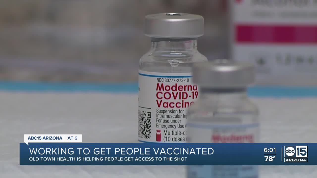 Health officials making a focus on vaccinating people in rural areas of Arizona