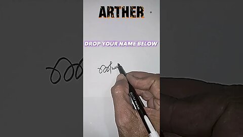 ARTHER NAME SIGNATURE | 2023 ✨ #mynamesignature #art #signature