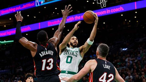 Tatum post triple double in game 1 against heat