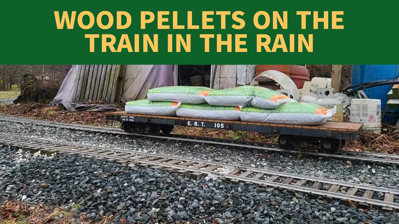 Hauling Wood Pellets In The Rain
