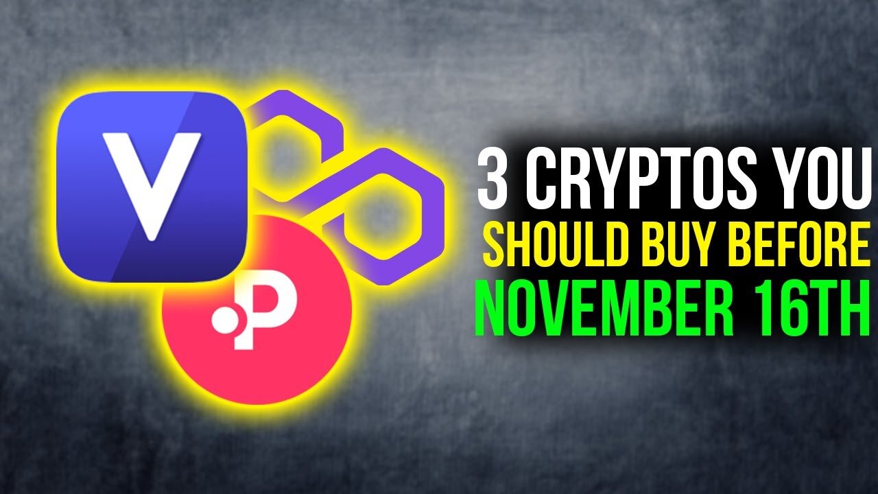3 Cryptos You Should Buy Before November Ends
