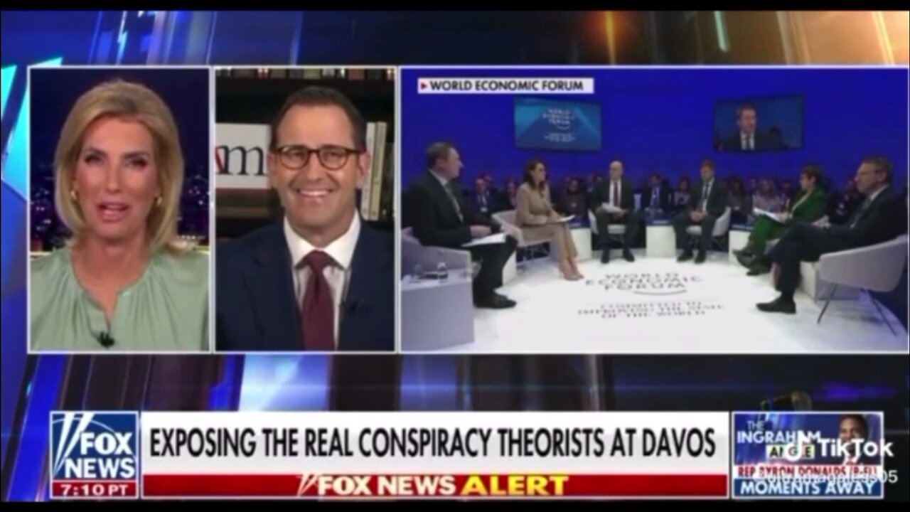 Laura Ingram WEF Climate, CV19& Bioweapon Jab Fakery
