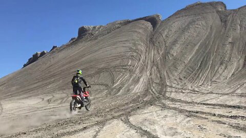 Dirt Bike Wall Ride @ Swing Arm City, Caineville Utah