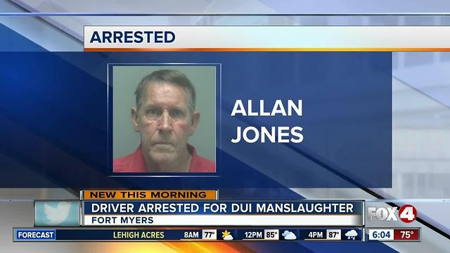 Fort Myers man charged with DUI manslaughter