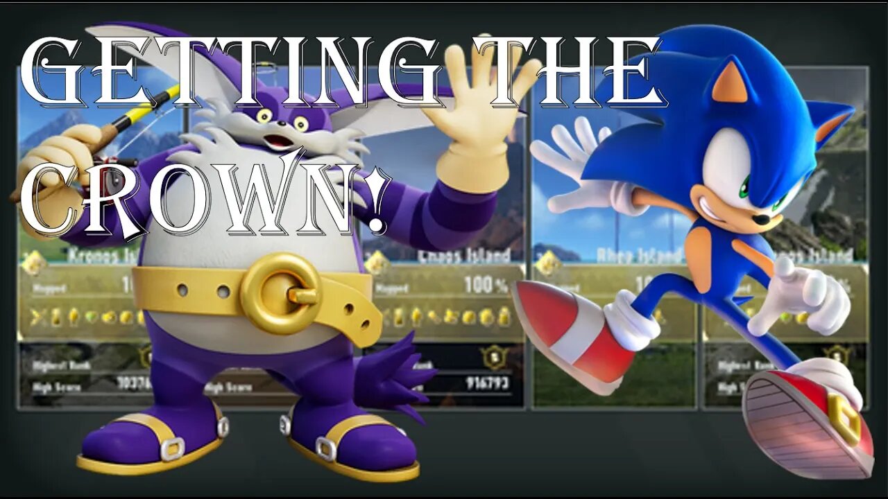 Sonic Frontiers 100% Fishing Stream | Getting the Crown