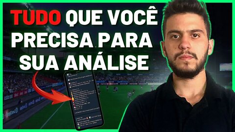 SITE COMPLETO DE ANÁLISES PARA FUTEBOL (robô de alertas, estatísticas de gols, cantos e muito mais!)