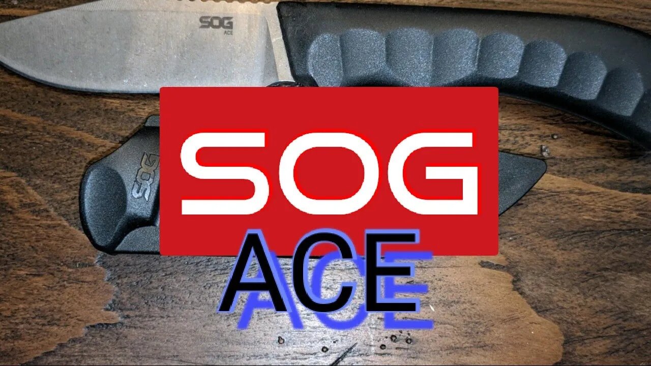 SOG ACE,EDC, Fixed Blade,Affordable,Lightweight,Ergonomic,